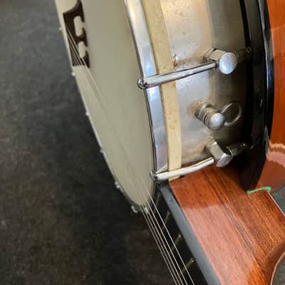 Kay Vintage Banjo 1960-s - Eagle wooden carved back with soft case image 13