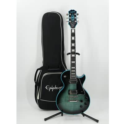 Epiphone Les Paul Custom Limited Edition Blue Widow w/Bag image 2