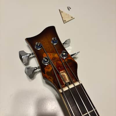 Geeco Apollo Hofner Copy Beatle Bass  500/1 1970's - Sunburst image 12