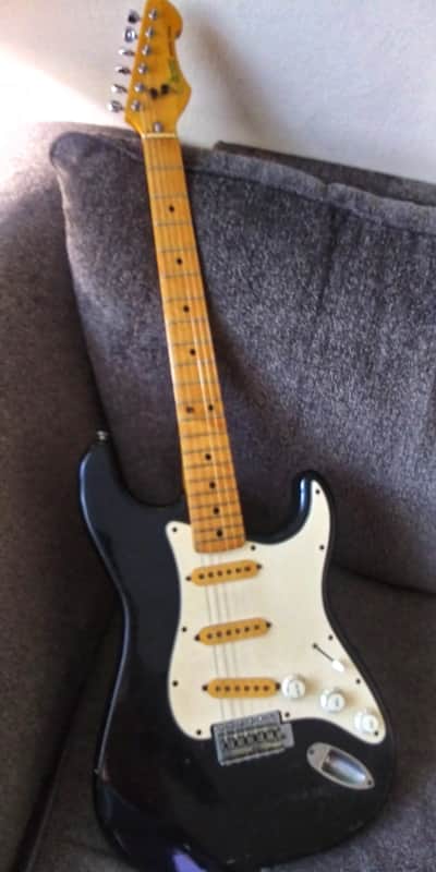MIJ Stratocaster Cimax Stratocaster 1980 Black image 1