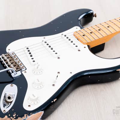 2022 Fender Custom Shop Wildwood 10 Limited Edition 1957 Stratocaster Heavy Relic Dark British Racing Green, Featherweight image 6