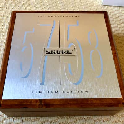 SHURE 75th Anniversary SM57 & SM58 Collector Set in LTD ED Box image 2