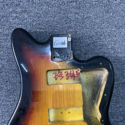 Tobacco Burst Jazzmaster Style Guitar Body DIY Project image 2