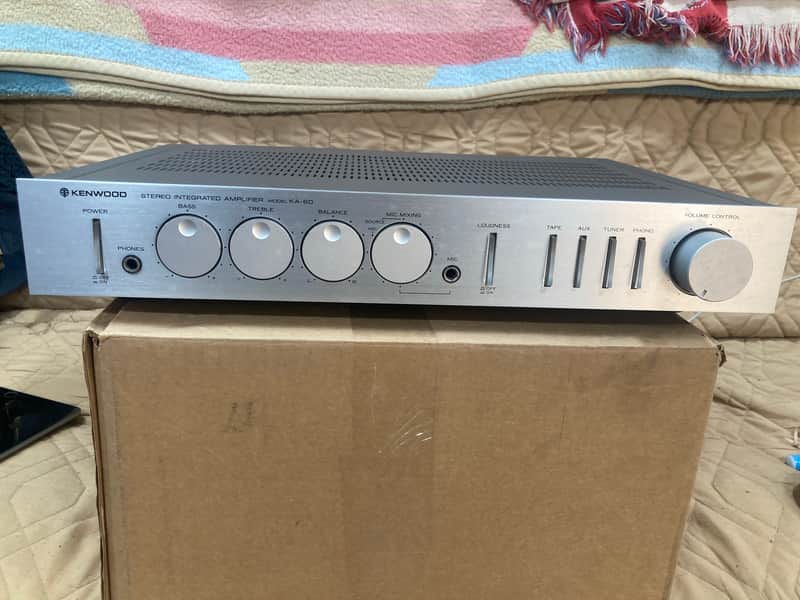 Kenwood KA 60 1980-81 - Silver Face | Reverb