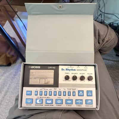 Boss DR-110 Dr. Rhythm 1980s - Silver image 3