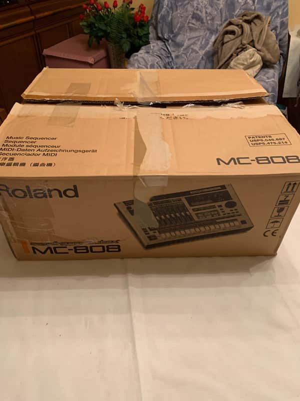 Roland MC-808 Groovebox 2010s - Silver image 1
