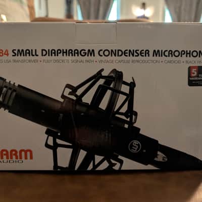 Warm Audio WA-84 Small Diaphragm Cardioid Condenser Microphone 2019 - Present - Black image 1