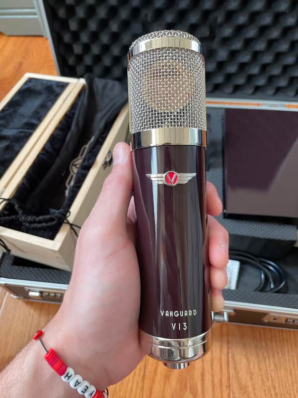 Vanguard Audio Labs V13 Large Diaphragm Multipattern Tube Condenser Microphone 2010s - Maroon image 1