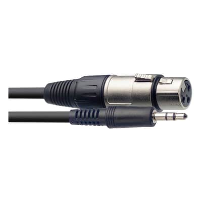 Stagg SAC1MPSBXF 3.5mm TRS MiniJack - XLR Socket Cable (1M) image 2