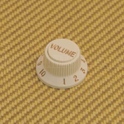005-9266-049 Genuine Fender S-1 S1 Parchment Strat Knob Volume Guitar Stratocaster