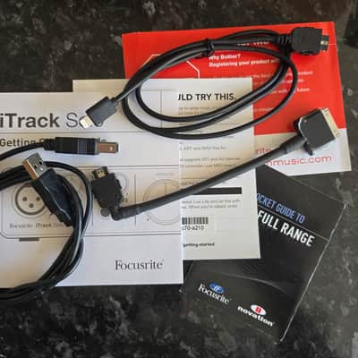 Focusrite iTrack Solo Lightning Audio Interface 2010s - Silver imagen 3