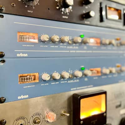 PAIR Orban 422a Gated Compressor Limiter de-esser - Blue original vintage analog image 2