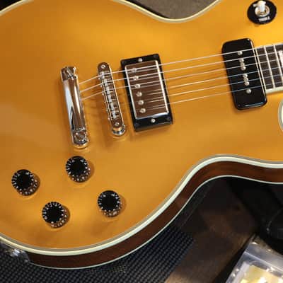 1999 Gibson Custom Shop Owned by Scott Stapp Les Paul Custom HB+ P90 Electric Guitar Gold Top One-Off + COA OHSC image 6