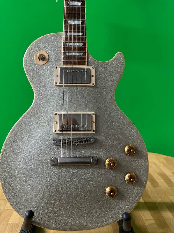 Gibson Les Paul Standard 2002 Silver Sparkle image 1