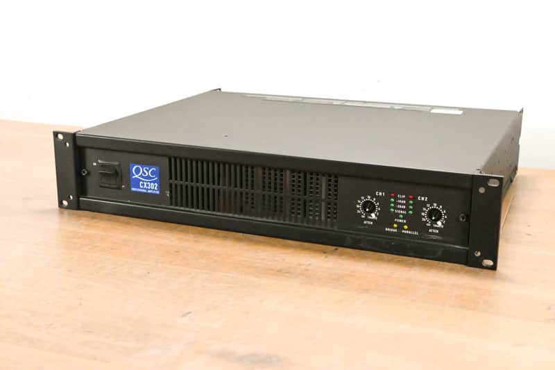 QSC CX302 2-Channel Power Amplifier CG0127G image 1