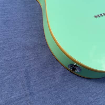 Non-branded T-Style Body T-Style guitar body 2021-2024 - Clear urethane over surf green image 9