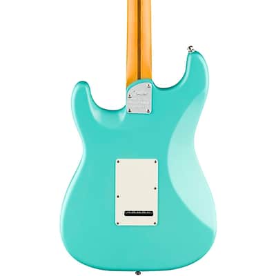 Fender American Ultra Luxe Vintage '60s Stratocaster HSS Electric Guitar. Rosewood Fingerboard, Sea Foam Green TGF33 image 3