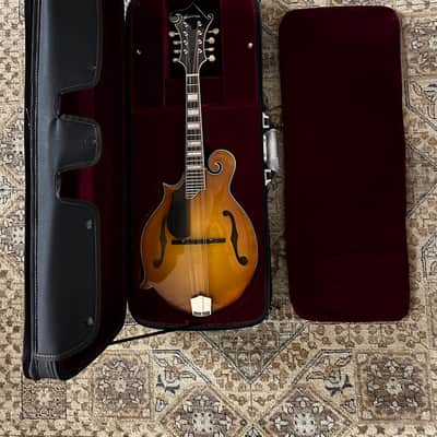 Eastman MD615L-GB Left Handed F-Style Mandolin in Goldburst w/ Hard Case & Free Pro Setup image 10