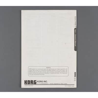 Korg Electribe ES-1 Owner's Manual [USED] image 3