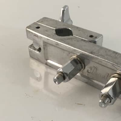 Vintage Pearl Multi-Clamp Drum Mount Real Natural Players Piece Chrome Drum Set Percussion Accessory image 4