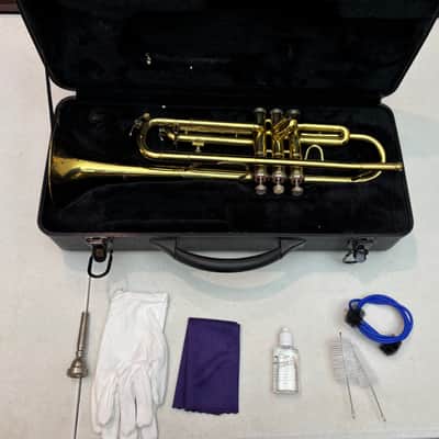 Hawk Bb Trumpet w/ Case & Accessories – Very Good Condition – Smooth Valves image 1