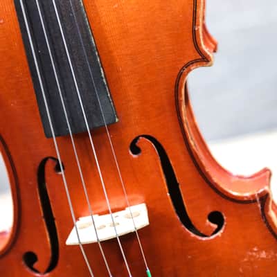 Suzuki Nagoya Model 220 1/4 Size Violin Solid Spruce Top Brown Violin w/Case image 4