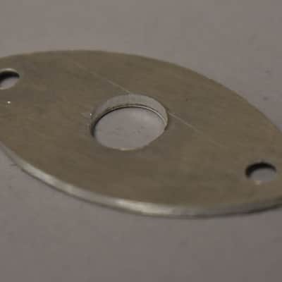 1980s Schecter USA Input Jack Plate Raw Unfinished NOS image 1