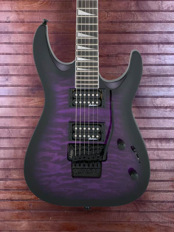 Jackson JS32Q Dinky Transparent Purple Burst image 1