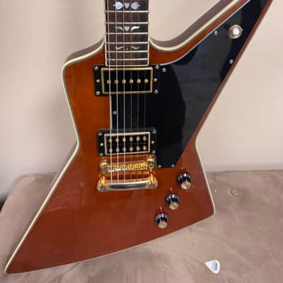 Epiphone Lee Malia Signature Explorer Custom Artisan 2017 Walnut Limited Edition image 1