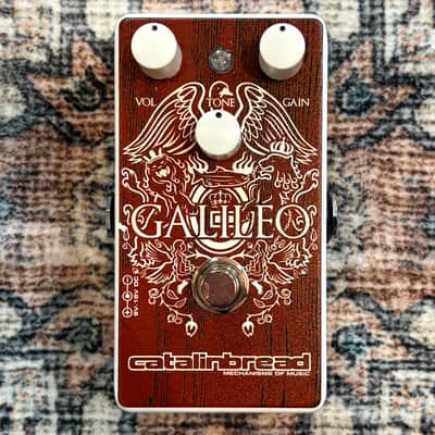 Catalinbread Galileo Red Special Trenle Booster Overdrive Guitar Effect Pedal W/ Box & Bag! image 1