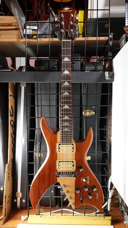 Fernandes BG-180 10 String BC Rich Bich Copy Lawsuit Era MIJ 1981 - Natural image 1