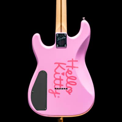 Swarovski® crystals | Fender Squier Hello Kitty Stratocaster - "Kitty White" | custom electric guitar image 9