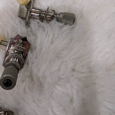 TonePros Kluson Deluxe 3+3 locking tuners in nickel image 2