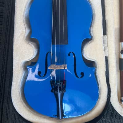 Mendini 1/4 size violin - Blue image 2