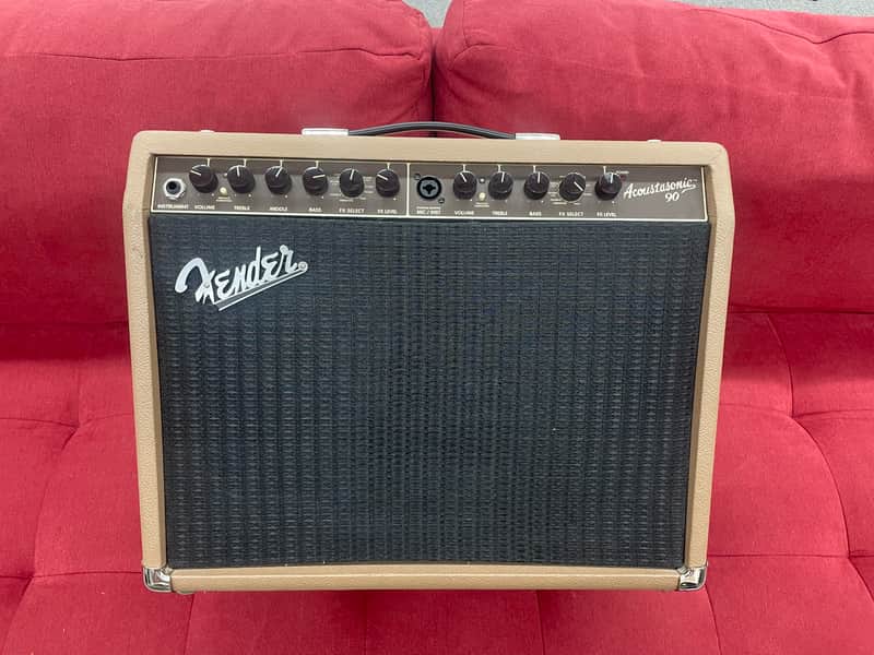 Fender Acoustasonic 90 2-Channel 90-Watt 1x8" Acoustic Guitar Amp - Brown image 1