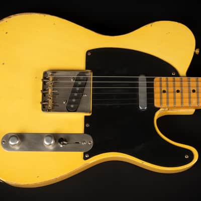 2005 Real Guitars Custom Built T - Butterscotch Blonde Heavy Relic Nitro | German Masterbuilt Telecaster 1-Piece Swamp Ash Body Suhr Pickups 3.0kg | CoA OHSC image 4