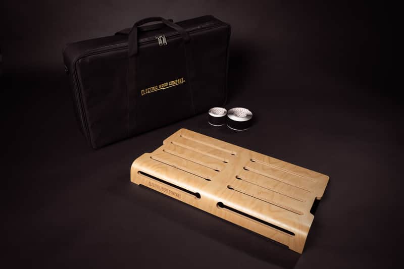 Electric Wood Company Pedalboard - 14V "The SideMan" - Beech Wood image 1
