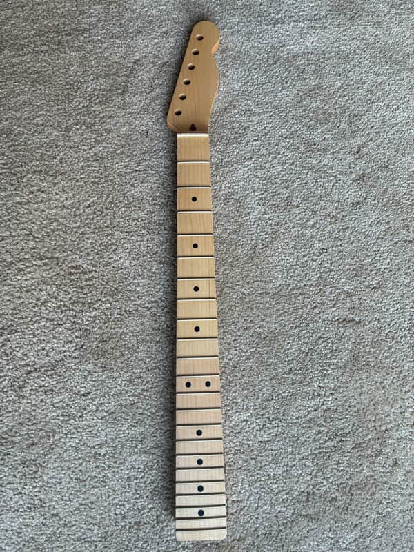Warmoth Telecaster Maple Clear Satin Nitro Neck image 1