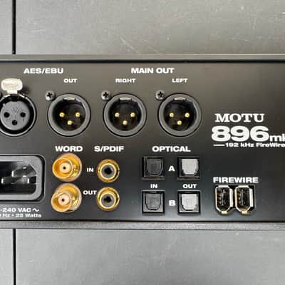 MOTU 896mk3 Hybrid Firewire / USB Interface - Black image 7