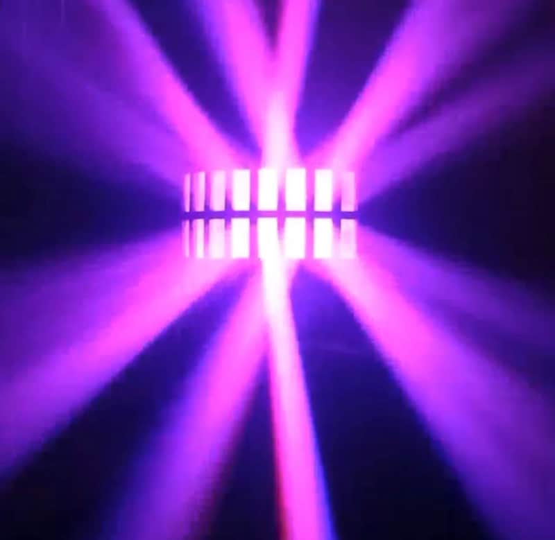 American DJ AGG255 Agressor Hex LED RGBCAW Effect Light 2010s - Black image 1