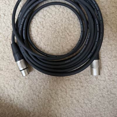 Live Wire Essential XLR Microphone Cable - 15 ft. Black image 1