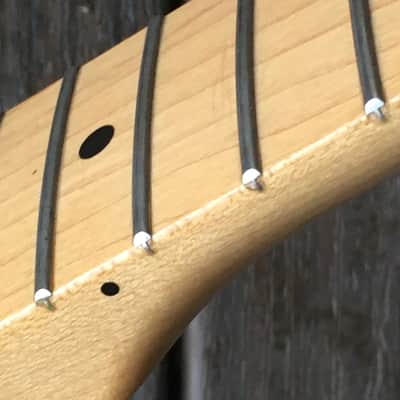 2013 Genuine Fender Lefty Standard Telecaster Neck Tele Amber Naturally Tinted image 7