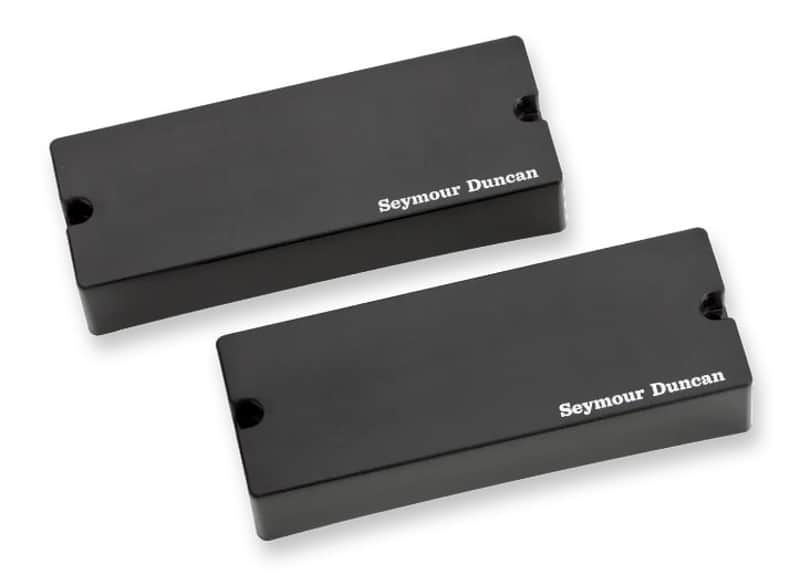 Seymour Duncan ASB-BO-5s Blackouts Bass Soapbar 5-String Pickup Set 2010s - Black image 1