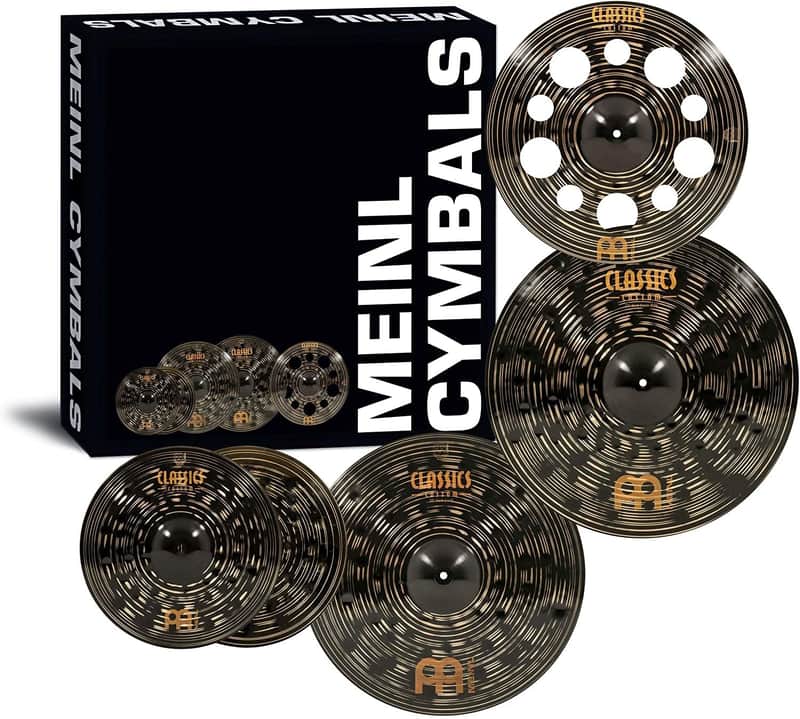 Meinl CCD502+18 Classics Custom Dark 15/18/20/22" Cymbal Pack image 1