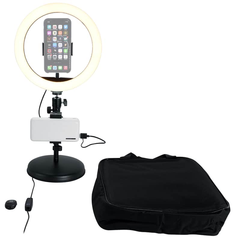 Rockville HALO 10 Desktop Bundle 20K MAH Power Bank w/Selfie Light+Stand+Remote image 1