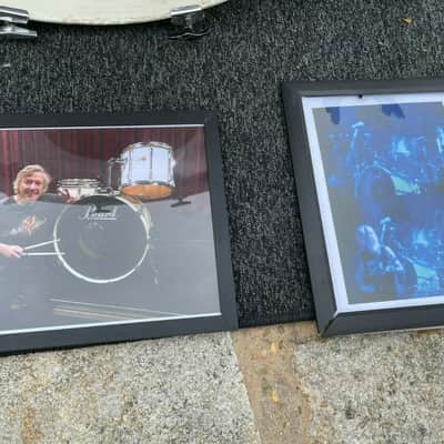 Pearl MLX Maple White 4pc Drum Set Kit owned by James Kottak Ex Scorpions !!! image 9