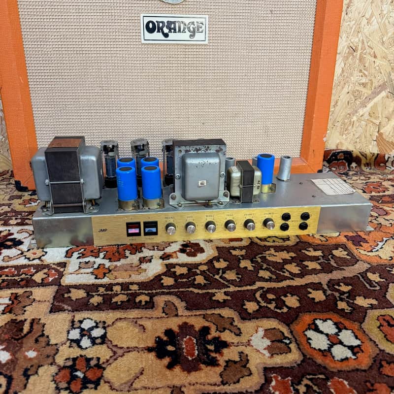Vintage 1979 Marshall JMP Super Bass 100w MKII Amplifier Head Chassis *1970s* image 1