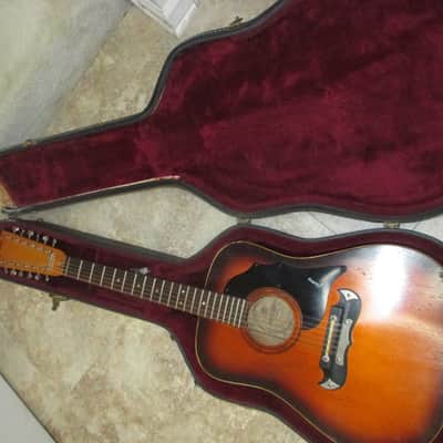 Framus 12-String Acoustic Guitar 1960s - Dark Sunburst image 13