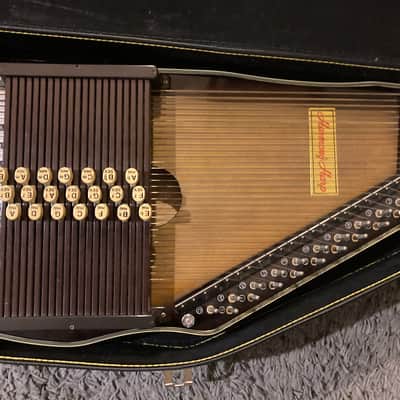Vintage Harmony Autoharp 1970s Sunburst image 9
