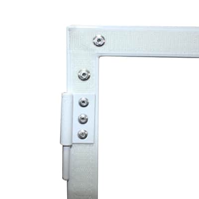 ProX White Aluminum 4-Panel DJ Scrim Facade Frontboard w/ Travel Bag + Chair image 10